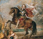Peter Paul Rubens Equestrian Portrait of the George Villiers Spain oil painting artist